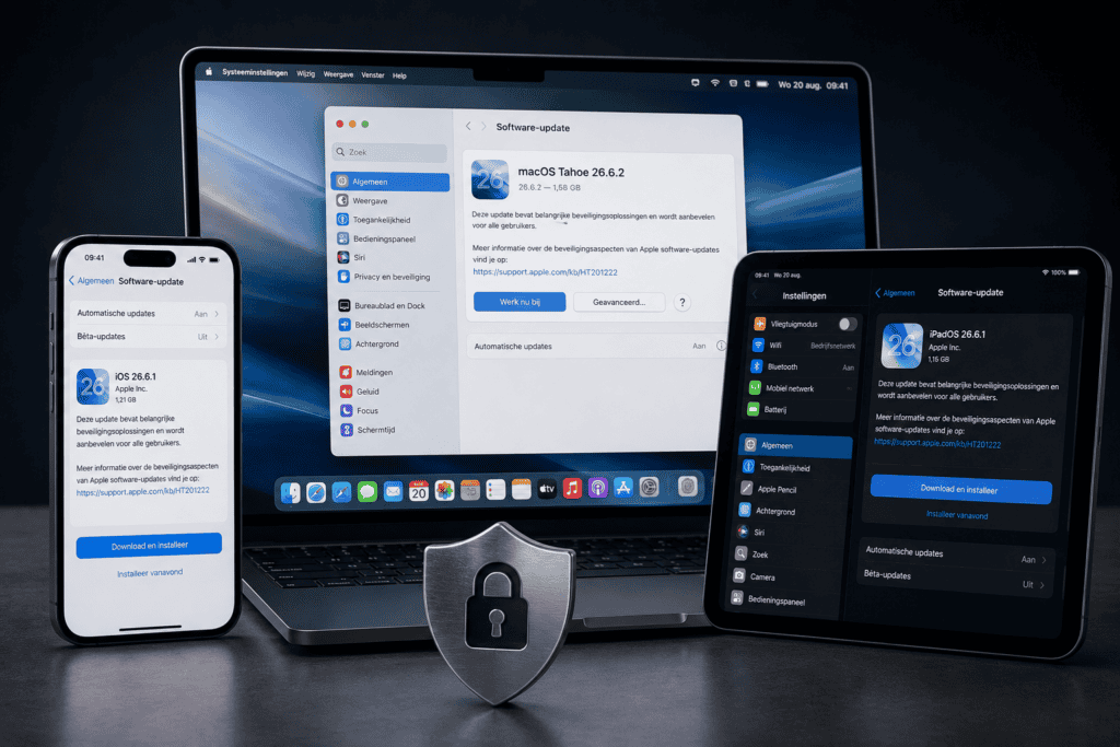 Apple-apparaten deze week extra kwetsbaar